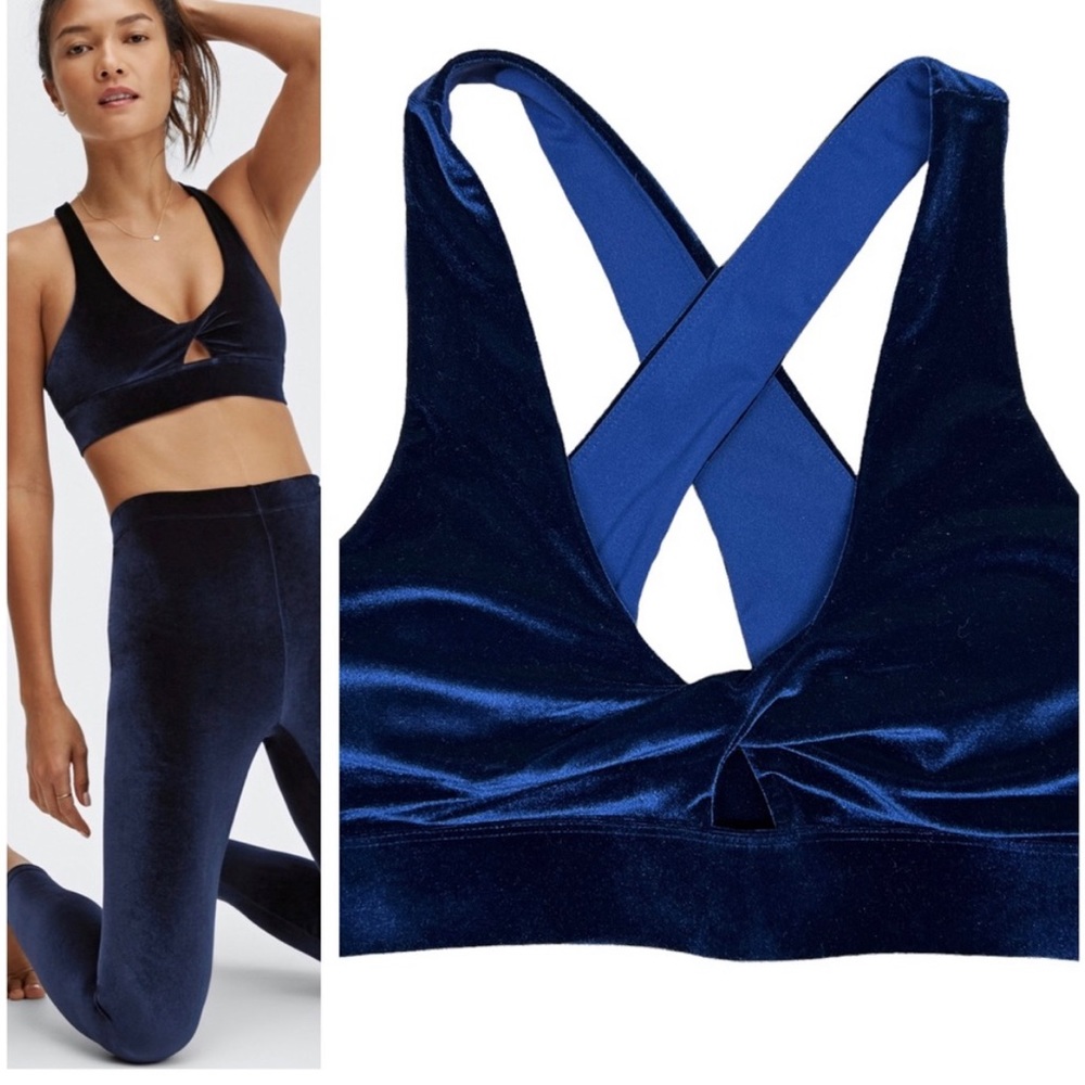 Fabletics Navy Blue Sports Bra